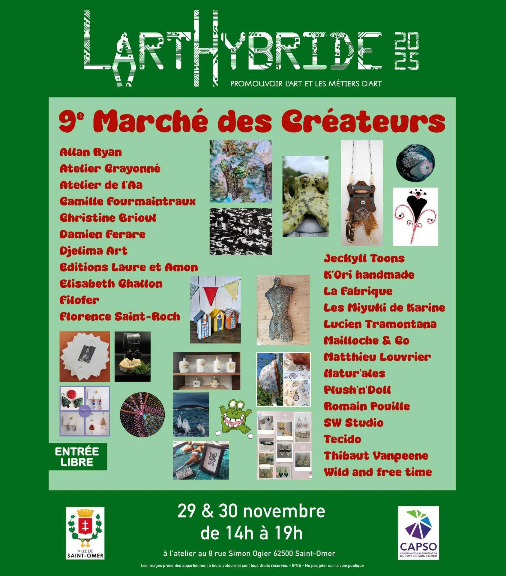 Art hybride marche des createurs 2025