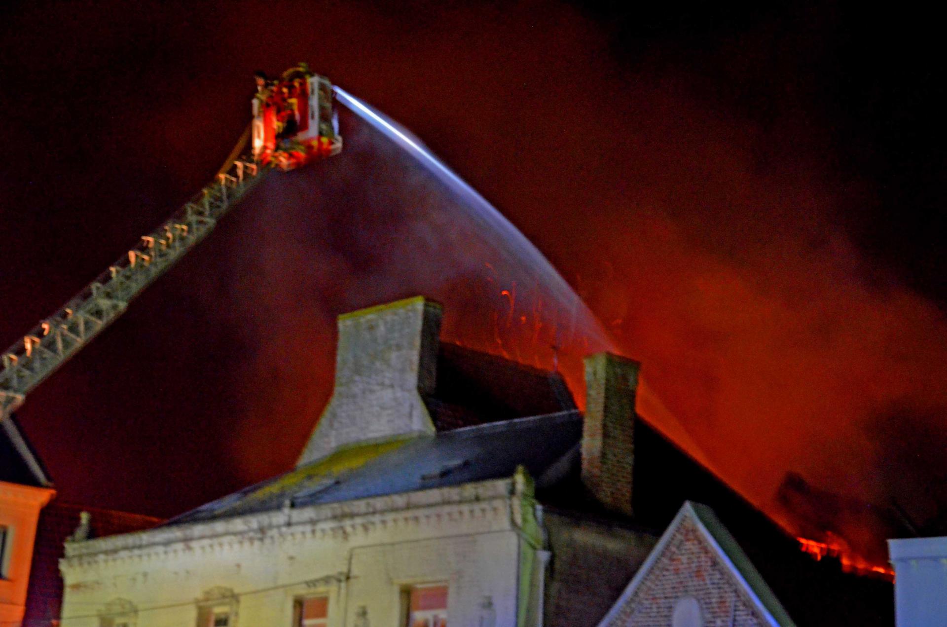 Incendies aire sur la lys