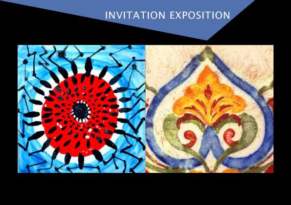 Invitation exposition ceramique
